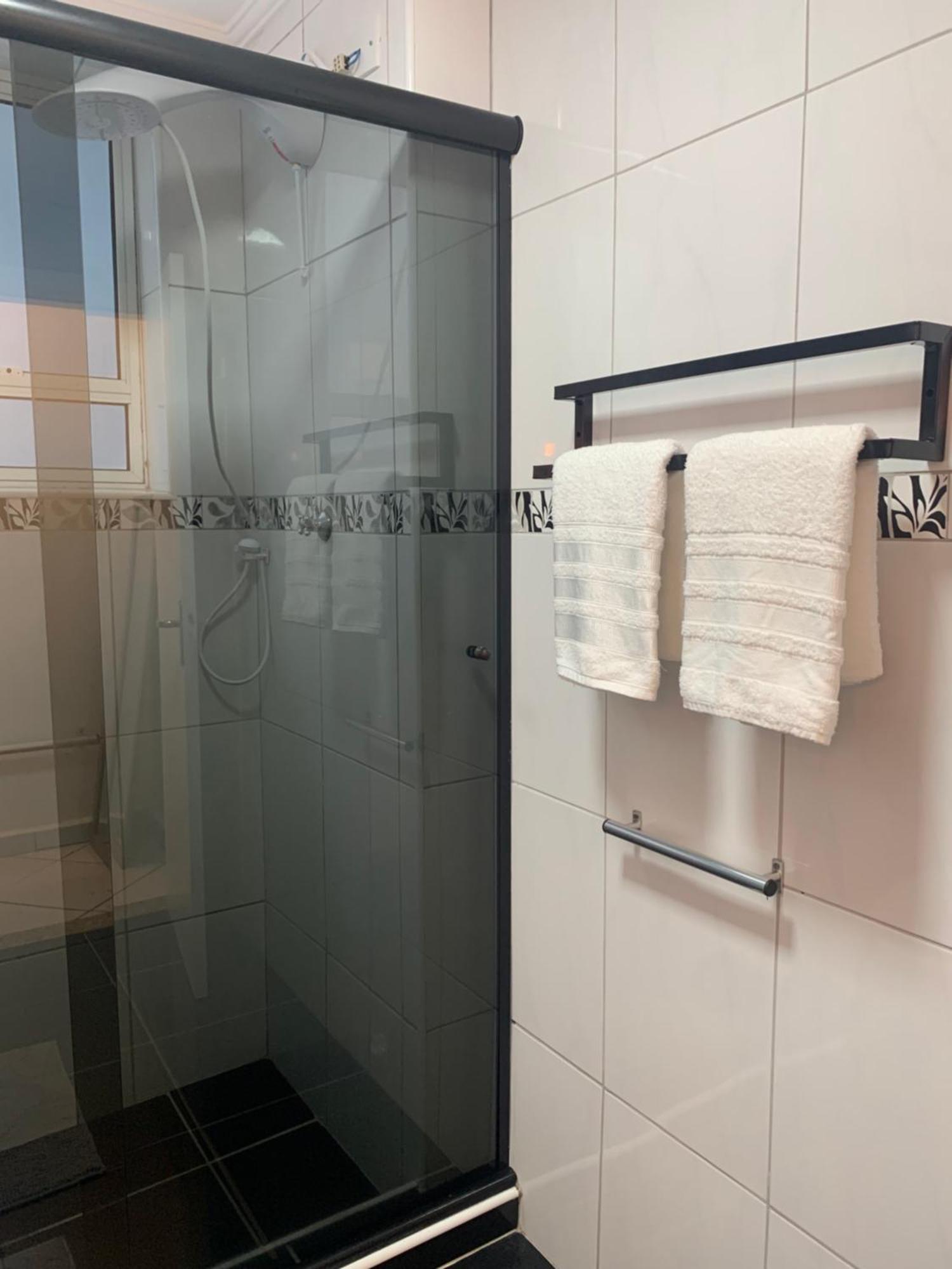 Apartamento Em Santos No Gonzaga Em Frente A Praia Kültér fotó