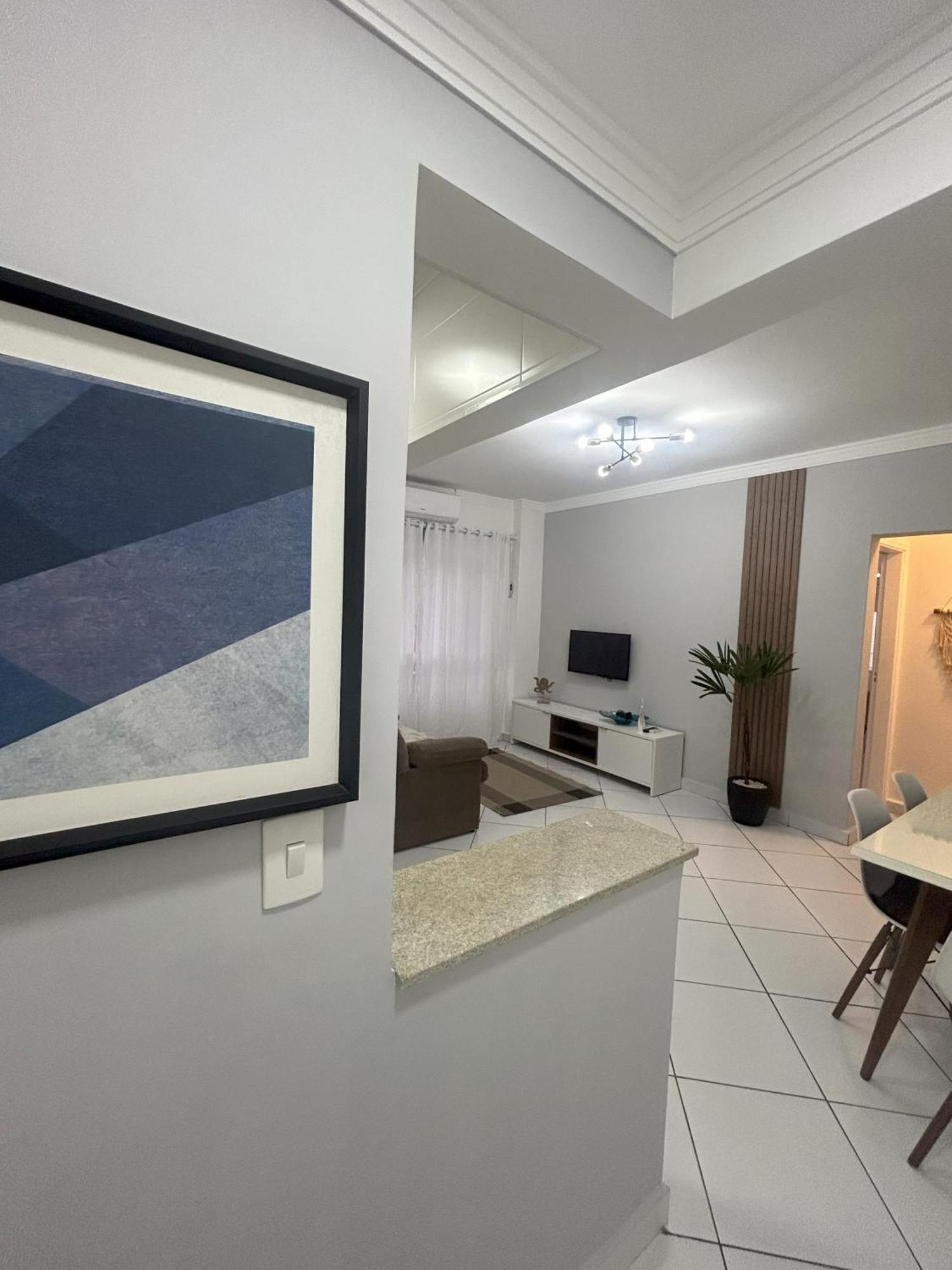 Apartamento Em Santos No Gonzaga Em Frente A Praia Kültér fotó